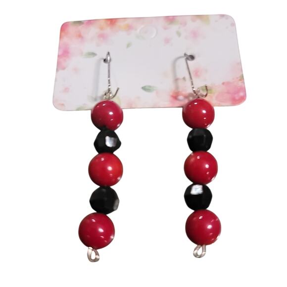 New Beaded Dangle Earrings - Picture 3 of 3